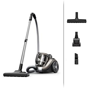 Rowenta Compact Power XXL Aspirapolvere Senza Sacco, Capacità 2.5 Litri, Potenza 900 W, Design Compatto, Sistema di Filtraggio a 3 Livelli, Aspirapolvere Potente, Facile da Pulire, 2 accessori,RO4B50