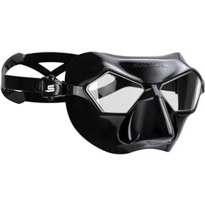 SALVIMAR Incredibile, Maschera Unisex Adulto, Black/Clear, Unica