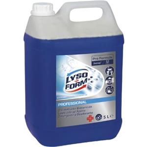 FEI FAN LysoForm Tanica PROFESSIONAL, Disinfettante Battericida, Lieviticida ad Azione, Detergente Deodorante 5L