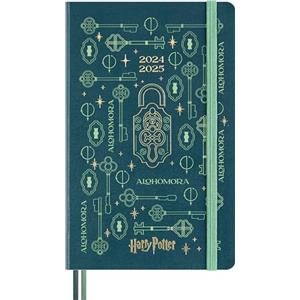 Moleskine Collezione Incantesimi del Mondo Magico Harry Potter Alhomora Weekly Planner, Agenda Settimanale 18 Mesi Copertina Rigida Fosforescerente, Formato Large 13 x 21 cm