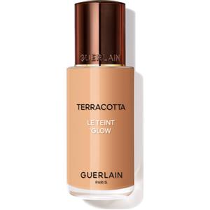 GUERLAIN Terracotta Le Teint Glow Fondotinta 35 ml - 95% Naturale, Lunga Tenuta, No Transfer, Effetto Luminoso