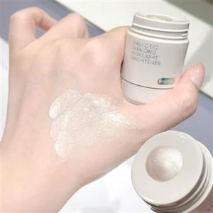 KARLOR Diamond Highlight liquido per il viso, illuminante liquido liquido per il trucco, illuminante, effetto madreperlato, delicato, liquido glitterato per naso, occhi e clavicola (03)