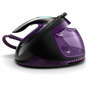 Philips Domestic Appliances Philips PerfectCare Elite Plus Ferro da Stiro con Caldaia - 2700W, Colpo di Vapore 550g, Pressione 7,7 Bar, Tecnologia OptimalTEMP, Serbatoio 1,8 l, Viola/Nero (GC9675/80)