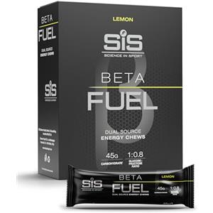 Science In Sport Sis Science in Sport Beta Fuel Barretta 6 x 60g Limone - Barrette energetiche vegane con 46g di carboidrati, Barrette di carboidrati deliziose come fonti di energia ideali per l'allenamento intenso