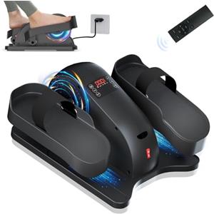 TODO Trainer Ellittico da Scrivania con Massaggi Fissi per i Piedi, Trainer Ellittico Elettrico per il Recupero Delle Gambe per Gli Anziani Pedalatore Seduto per Adolescenti e Adulti