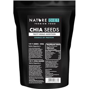 Nature Diet- Semi di Chia 1000 g | Salvia Hispanica | Ad alto contenuto di Omega-3 | Fonte di fibra
