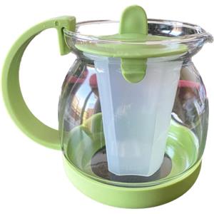Genérico Caraffa con filtro per infusioni, tè e caffè. Adatto al forno a microonde. Infusore. Teiera in vetro con filtro per tè sfuso.