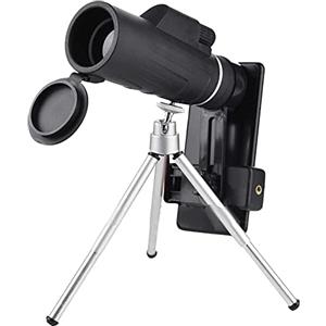 GeRRiT Telescopio astronomico - Lente HD, Telescopio monoculare con zoom super tele con supporto per telefono, e per bambini, principianti