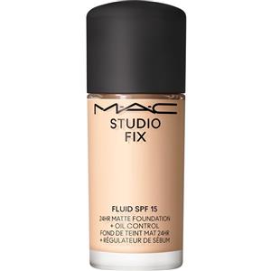 MAC Cosmetics Studio Fix Fluid Mini - Fondotinta Soft-Matte SPF 15, 15 ml, 24 Ore di Durata, Controllo Sebo