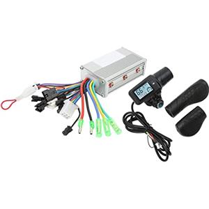 VGEBY Set Controller Motore Brushless, Controller Motore Brushless 36V 48V 350W con Impugnatura Acceleratore Display LCD 805 per Bici Elettrica Macchina Modello di Veicolo