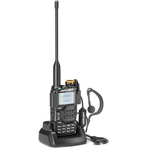 JUCJET UV-K5 Professionali Radio，200 Canali CTCSS/DCS Walkie Talkie Professionali con Auricolare (1 Pezzi)