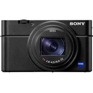Sony DSC-RX100M7 Fotocamera Digitale Compatta Premium (Sensore da 1.0'', Elevate Prestazioni di AF, 4K HDR, Velocità Performante 20 fps), Nero
