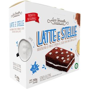 TOMASELLO LUCA Merendina latte e stelle 4 pezzi da 45 g - - 950406114