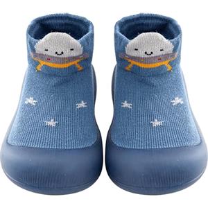 Aggroot Calzino Scarpe Primi Passi Neonato Calze Antiscivolo Sneakers Bambino Suola Morbida Scarpe in Gomma Traspirante Leggera per Bambino