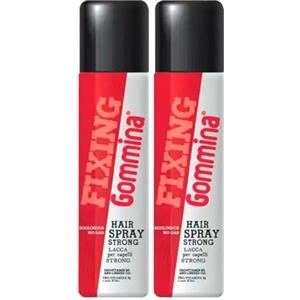 Amami BEAUTY Lacca Capelli Fixing Gommina Strong Hair Spray, con Pro-Vitamina B5 e semi di Lino, 2 x 300ml - Amami BEAUTY