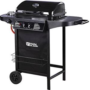 Habitat et Jardin Barbecue Gas Party 3 - 3 Piastre di Cui 1 Laterale - 9.38 kW -Nero