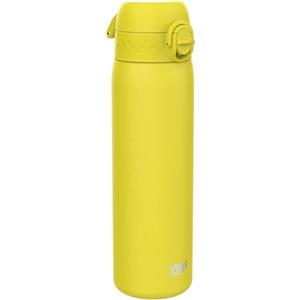 Ion8 Borraccia Acciaio Inox, 600ml, a Prova di Perdite, Facile da Aprire, Serratura Sicura, Lavabile in Lavastoviglie, Adatta a Portabicchieri, Maniglia per il Trasporto, Durevole, Giallo