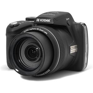 KODAK Pixpro AZ528 - Fotocamera Bridge Digitale 16 Megapixel, Zoom Ottico 52X, Stabilizzazione Ottica, Schermo LCD 3 pollici, Video Full HD 1080p, Batteria Li-ion - Nero