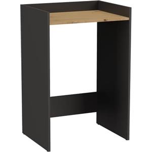 CDF Armadio per lavatrice Pola NP | Colore: antracite - rovere Artisan | Armadio moderno sopra la lavatrice | ripiano | Ripiani spaziosi | Montaggio semplice
