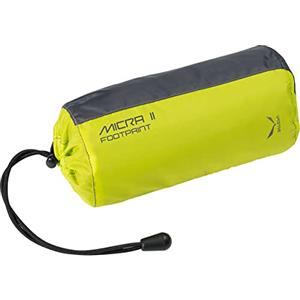 Salewa Footprint Micra II - Telo di fondo protettivo grigio per tenda Micra II, dimensioni 2,06 x 1,16 m