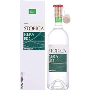 DOMENIS1898 STORICA NERA BIO grappa da uve biologiche 50% vol. bottiglia da 50 cl astucciata