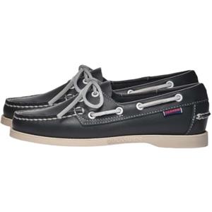 Sebago CLOVEHITCH II FGL WAXED, Scarpe da Barca, Uomo, Blu (Navy 908), 44.5 EU Larga