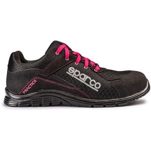 Sparco S0751738NRFU Scarpa Antinfortunistica da Lavoro, Multicolore (Nero/Rosa), 38 EU