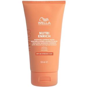 Wella Professionals Invigo Nutri Enrich | Maschera Espresso Effetto Calore | Nutre i capelli danneggiati | Anti crespo, vitamina E | mandorla e albicocca 150ml