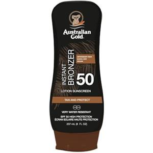 Australian Gold SPF50, Crema solare + Bronzer - 237 ml