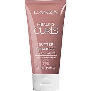 L'ANZA L'ANZA Healing Curls Butter Shampoo - Shampoo per Capelli Ricci, Sicuro sul Colore, Dona Freschezza e Morbidezza, Formula Priva di Parabeni e Solfati, 50 ml