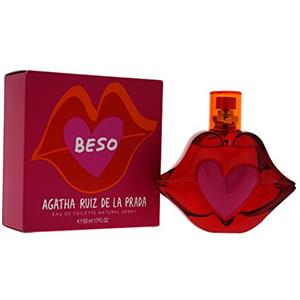 Agatha Ruiz de la Prada Perfumes - Beso, Eau de Toilette Spray per Donne con Agrumi Fresco, Fiori Bianche, Mela e Gelsomino - 50 ml