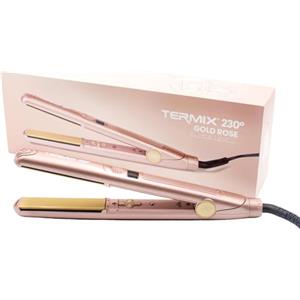 Termix Piastra per capelli 230° in ceramica, Gold Rose Edition. Piastra per capelli da parrucchiere professionale