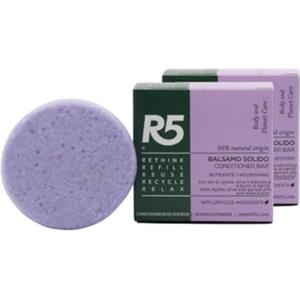 R5, Balsamo Solido Capelli, 2 Pezzi, 98% Ingredienti di Origine Naturale, Fragranza Fiorita, Dermatologicamente Testato e Nickel Tested, Vegan, Made in Italy