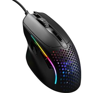 Glorious Gaming - Model I 2 Wired Gaming Mouse: 9 tasti programmabili (2 scamb.), superleggero 66 g, sensore ottico 26.000, switch da 80 milioni di clic, MMO/MOBA/sparatutto, nero