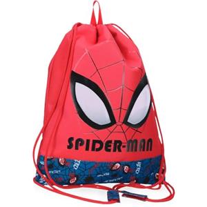 Marvel Disney Spiderman Authentic Zaini Prescolare, Zaino Scuola, Realizzato in Poliestere, Bretelle Larghe e Regolabili, Doppio Scomparto, Joumma Bags, rosso, Zaino sacco