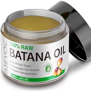 AIKUWWOIRQIA Batana oil, Olio di Batana Puro al 100% proveniente dall'Honduras, Previene la Perdita dei Capelli, Ripara i Danni e Migliora la Lucentezza, Promuove Capelli più Spessi e Sani per Uomini e Donne, 120g