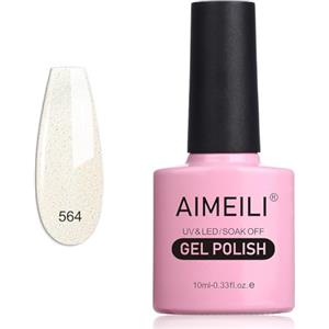 AIMEILI Smalto Semipermanente per Unghie Manicure in Gel UV LED Soak Off - Durabilità & Facile da Usare Nail Art Gel Polish (564) 10ml