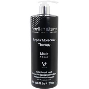 abril et nature - Maschera Professionale Molecular Therapy - Per Capelli Danneggiati, Trattati o Invecchiati - Ristruttura, Ripara e Riempe - Nutriente e Idratante - Vegana - 1000 ml