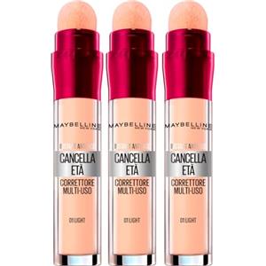 Maybelline 3x Maybelline New York Il Cancella Età Correttore Liquido Multiuso Colore 01 Light - 3 Correttori