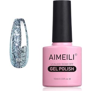 AIMEILI Smalto Semipermanente in Gel UV LED Smalto per Unghie Kit Smalti Semipermanenti Soak off Gel Colori per Manicure - Flash di Esplosione Autunnale e Invernale (637) 10ml