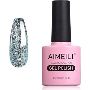 AIMEILI Smalto Semipermanente in Gel UV LED Smalto per Unghie Kit Smalti Semipermanenti Soak off Gel Colori per Manicure - Flash di Esplosione Autunnale e Invernale (640) 10ml