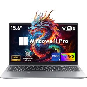 NIAKUN 15.6 Pollici PC Portatile Notebook, RAM 16GB+SSD 1TB Laptops, Processor i3 1025G1 2C/4T Notebook, fino a 3.4 Ghz FHD 1920x1080P, Computer Portatile Tastiera Retroilluminata, USB 3.0, 6000mAh