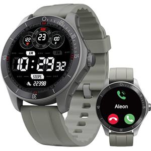 TOOBUR Smartwatch Uomo Alexa Integrata, 44mm Orologio Smartwatch Chiamate Cardiofrequenzimetro Contapassi Sonno Impermeabil IP68, 100 Sportivo, Notifiche Messaggi, Compatibile Android IOS