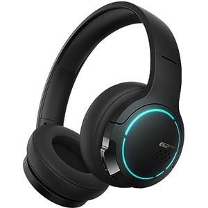 Edifier HECATE by G2BT Cuffie da Gaming, Cuffie Wireless Bluetooth 5.2 con Driver da 40 mm, Cancellazione del Rumore, Luce RGB, per smartphone/tablet/portatili/switch - Nero