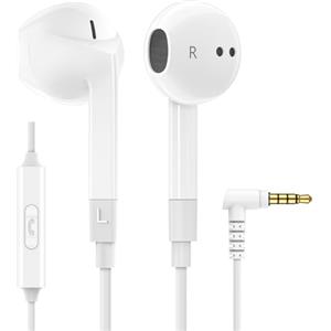 LUDOS FEROX Auricolari In-Ear Cuffie, Cuffiette con Filo e Microfono, 5 Anni di Garanzia, Cuffie Isolamento Acustico, Cuffiette Cellulare, Jack 3,5 mm per iPhone, iPad, Apple, Samsung, Huawei