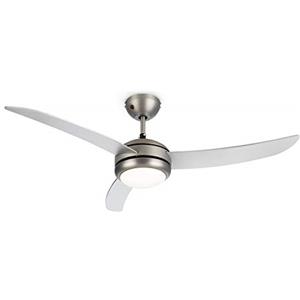 KLARSTEIN El Paso - Ventilatore da Soffitto, 2in1: Ventilatore e Lampadario, Diametro: 52