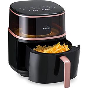 Klarstein Friggitrice ad Aria, Air Fryer 1500W, Friggitrice ad Aria Calda, Forno ad Aria, Friggitrice Elettrica 16 Programmi, Timer, Selezione della Temperatura, Controlli Touch, Friggitrice Aria 7.5L