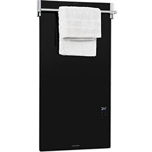 Klarstein Smart Stufa Elettrica Basso Consumo, Termoconvettore a Parete 850W Termosifone Elettrico, Riscaldamento Elettrico, Pannello Radiante Infrarossi, Lampada Riscaldante, WiFi/App, IP24 No CO2