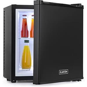 KLARSTEIN Mini Frigo da Camera, Frigo Portatile da Camera, Frigorifero Piccolo da Ufficio, Mini Frigo Bar, Defrost Manuale, Ripiani Rimovibili, Mini Frigo Portatile Campeggio e Skin Care 5-15°C, 13L