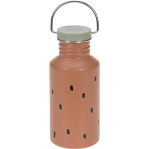 LÄSSIG Bottiglia in acciaio inossidabile da 500 ml per l'asilo nido per bambini a prova di perdite/Bottle Stainless Steel Happy Prints Caramello